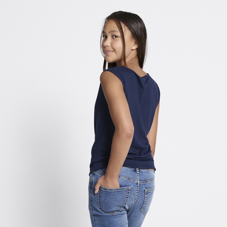 Soft feel top "Livia star" Navy